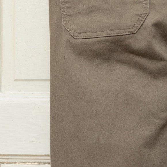 Dark Khaki Elastic Waist Pants - Picture 6 of 6